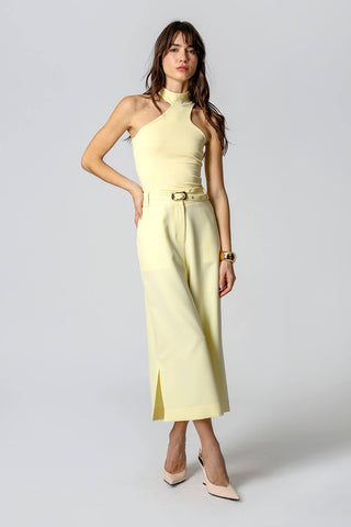 Blusa Ombro Único Com Gola - AMARELO CL