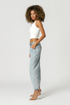 Blusa Corset Com Decote V