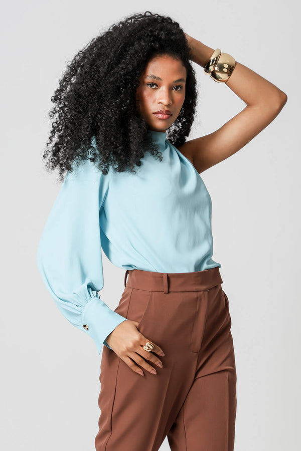 Blusa Assimétrica De Ombro Único