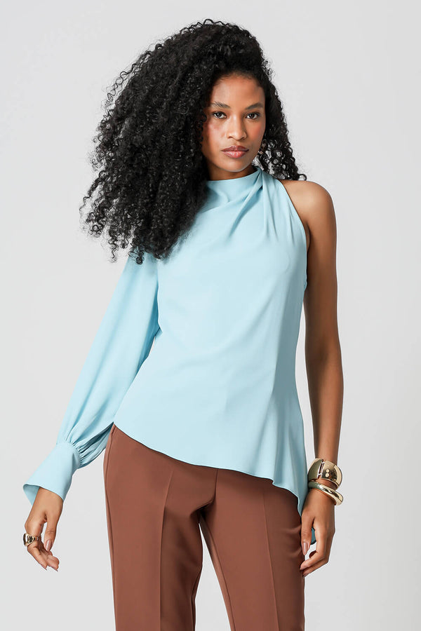 Blusa Assimétrica De Ombro Único