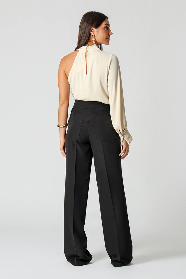 Blusa Assimétrica De Ombro Único