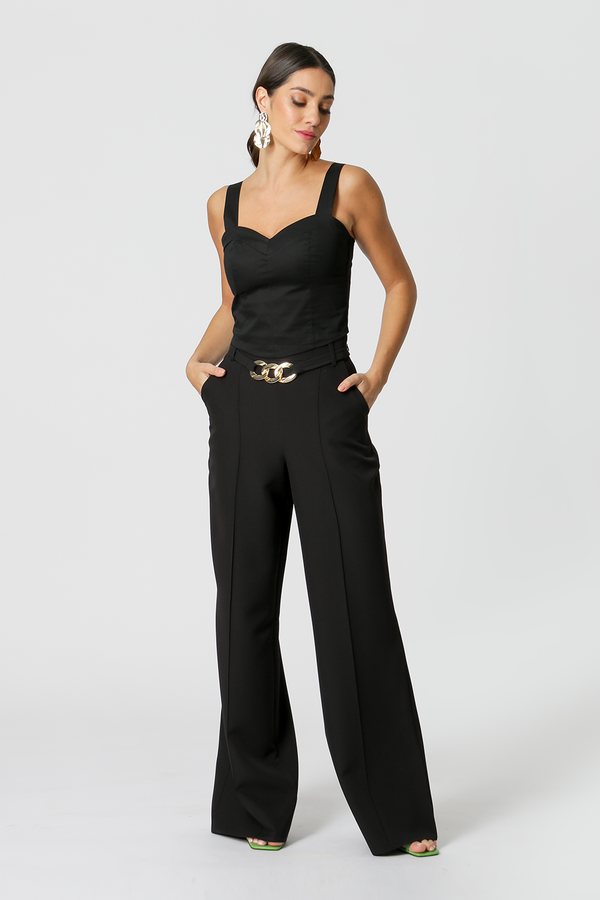 Top Cropped Decote Coração