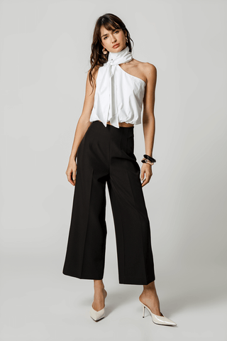 Calça Pantacourt Alfaiataria - PRETO
