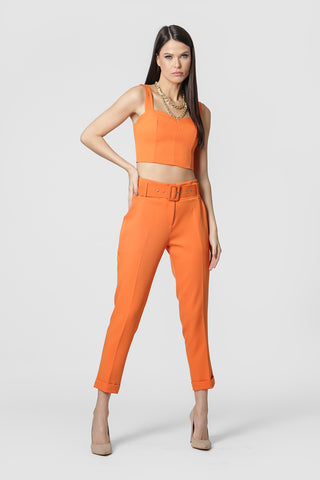 Top corto con tirantes - NARANJA 1