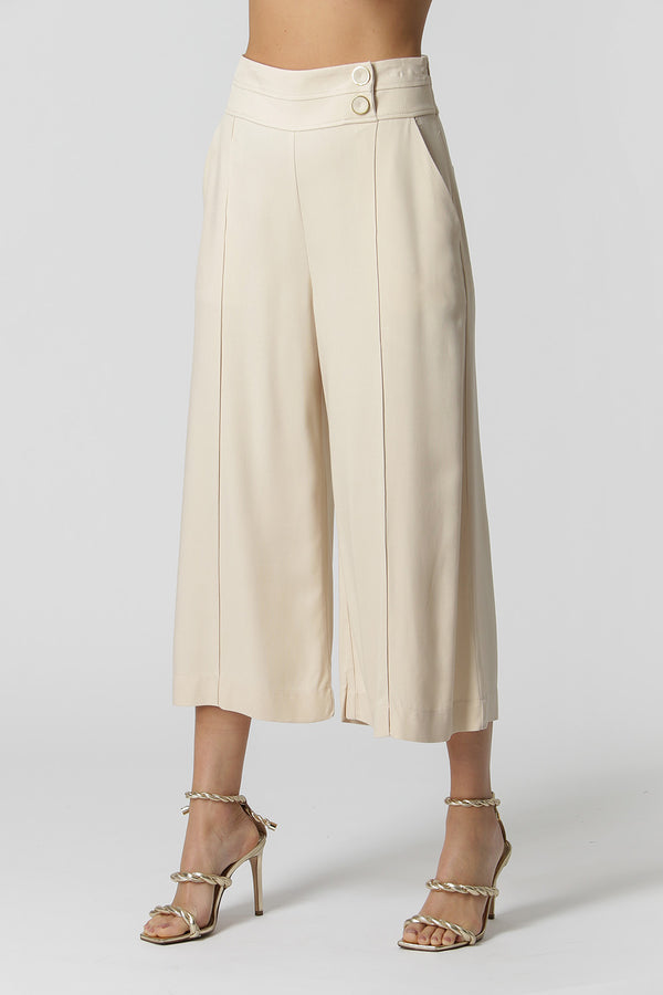 Calça Pantacourt Cós Duplo