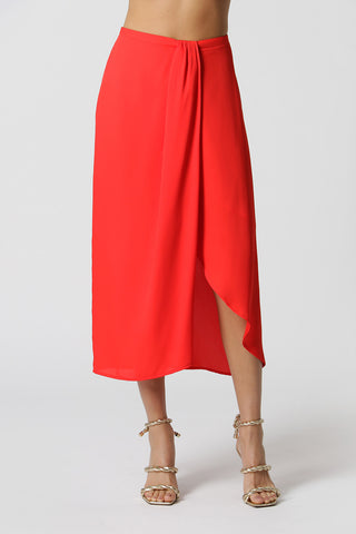 Saia Envelope Com Detalhe Frontal - CORAL