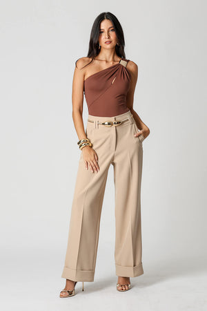 Body Ombro Único Com Vazado