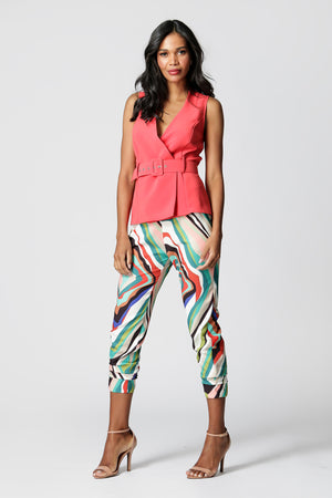 Calça Jogging em Crepe