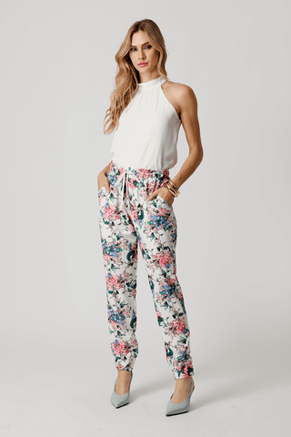 Calça Jogging em Crepe - OFF WHITE 1185