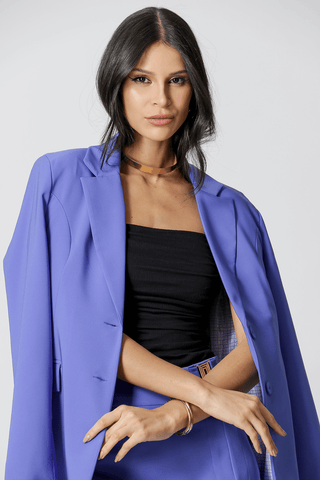 Blusa De Alça Com Franzido - PRETO