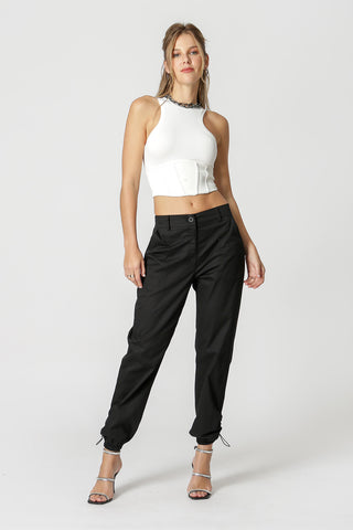 Top de corsé - BLANCO ROJO 1