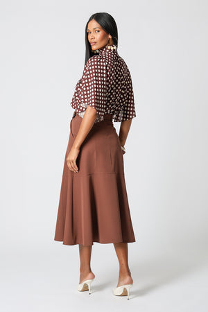 Blusa Balonê Com Gola Alta