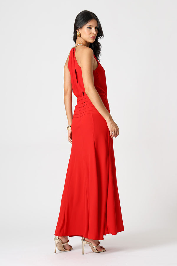 Vestido Cava Americana Com Gargantilha