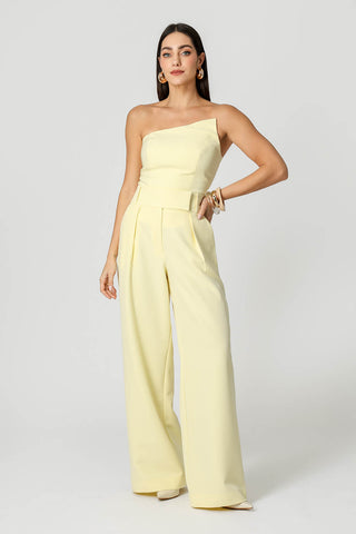 Top Alfaiataria Assimétrico - AMARELO CL