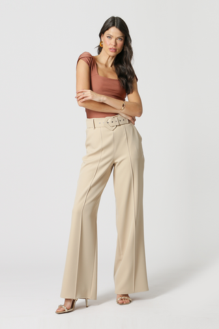 Blusa De Malha Metalic Com Manga Tulipa - BRONZE