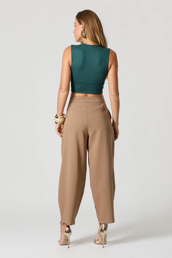 Blusa Cropped Decote V