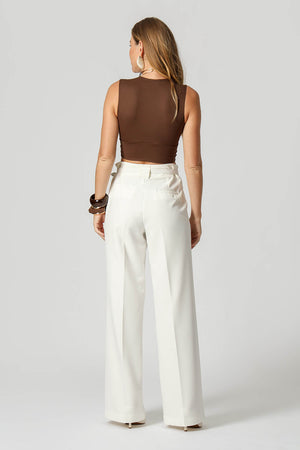 Blusa Cropped Decote V