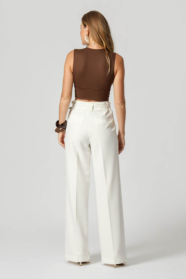 Blusa Cropped Decote V