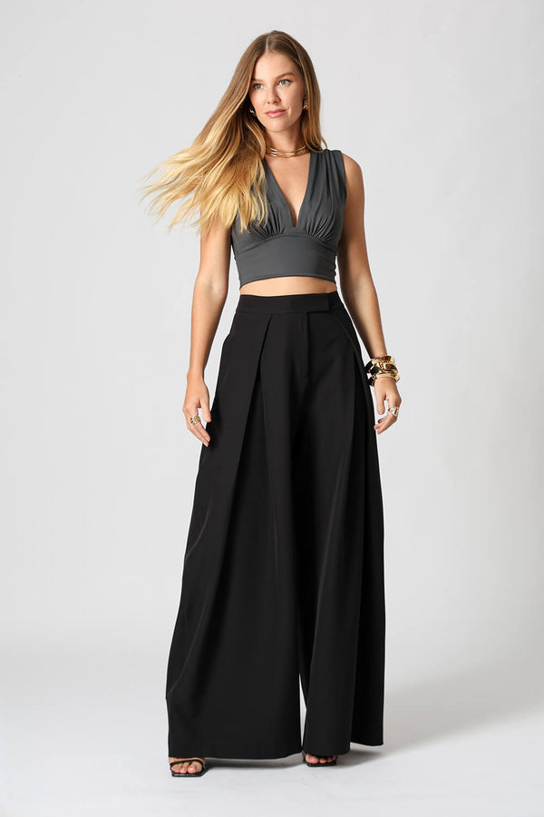 Blusa Cropped Decote V