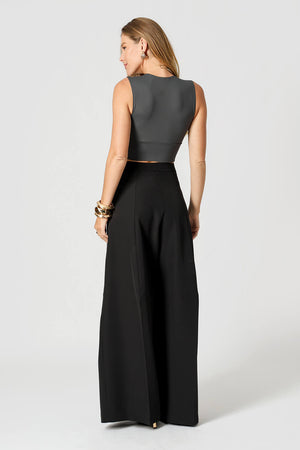 Blusa Cropped Decote V