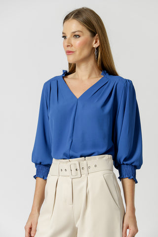 Blusa Gola De Babado - ROYAL