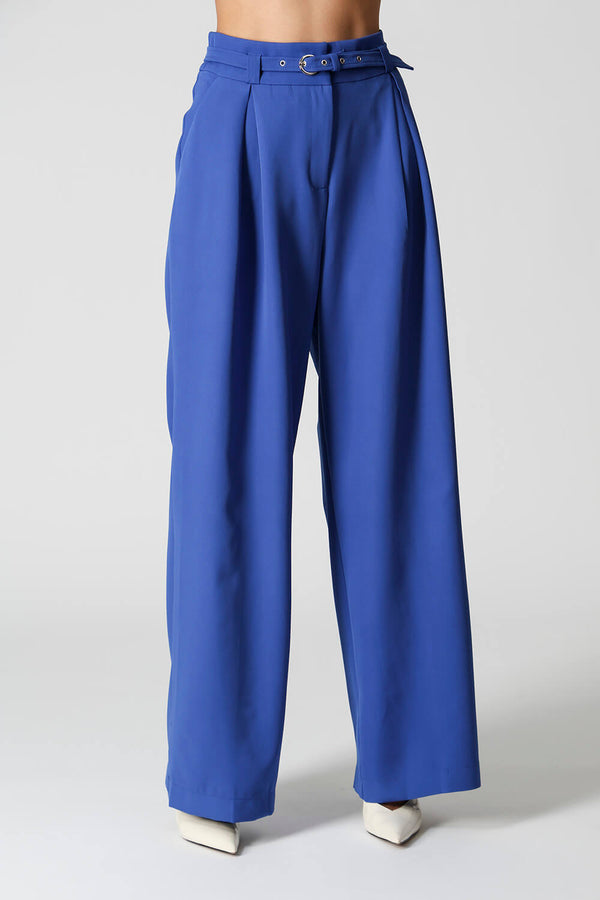 Calça Pantalona Cinto Fino TRIMIX