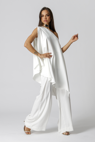 Calça Pantalona - OFF WHITE