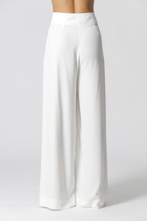 Calça Pantalona Crepe Fluído