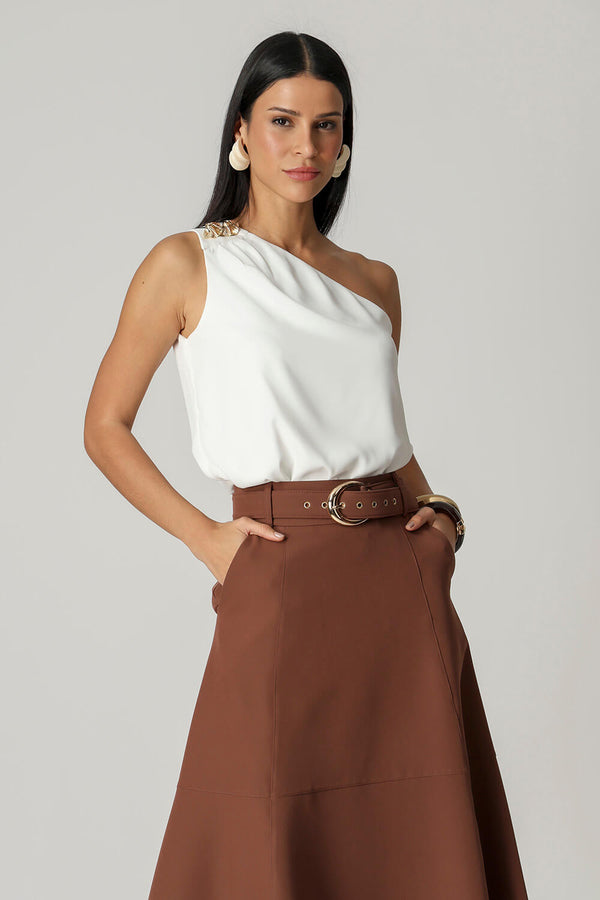 Blusa Ombro Único TRIMIX
