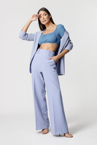 Blusa de manga corta - COBALTO