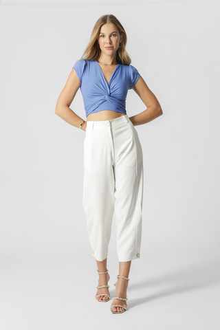 Blusa con volantes en las mangas - ROYAL CL 1