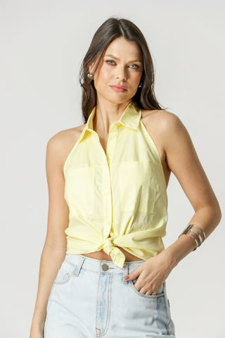 Camisa Frente Única - AMARELO