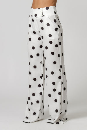 Calça Pantalona Bolso Faca