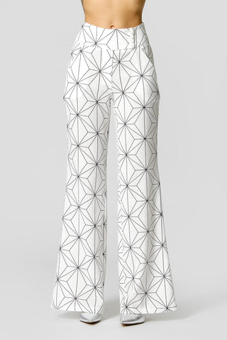 Calça Pantalona Bolso Faca - OFF WHITE 7140