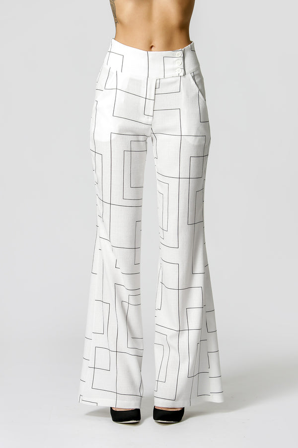 Calça Pantalona Bolso Faca