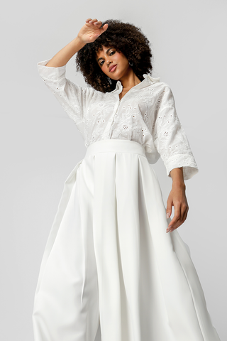 Camisa Despojada De Laise - OFF WHITE