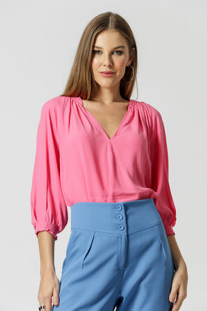 Blusa Gola Franzida