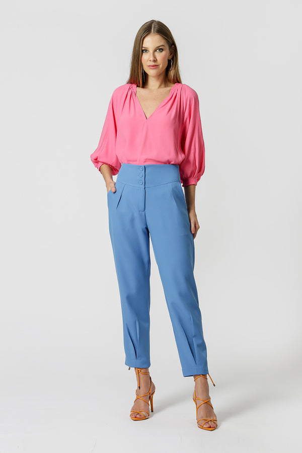 Blusa Gola Franzida