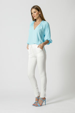Blusa Gola Franzida