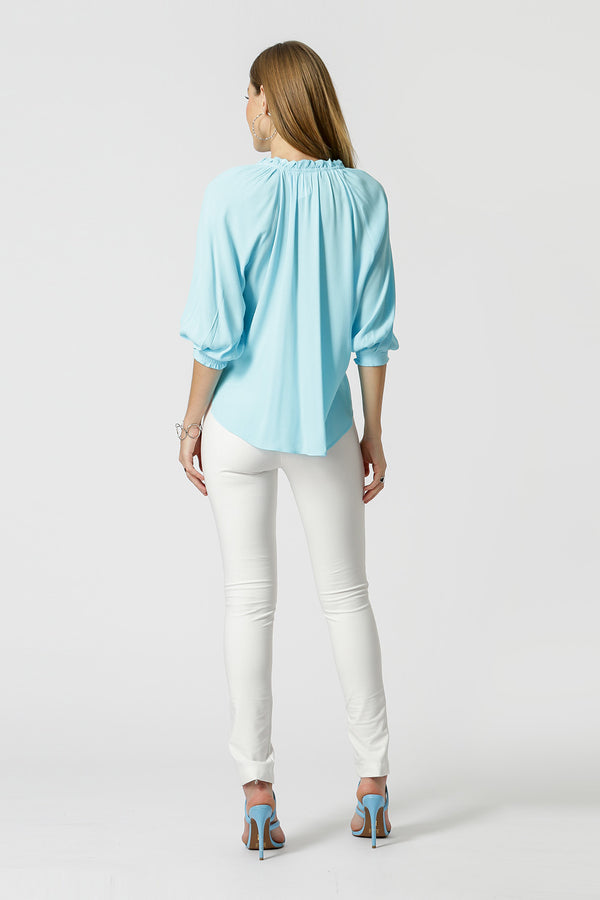 Blusa Gola Franzida