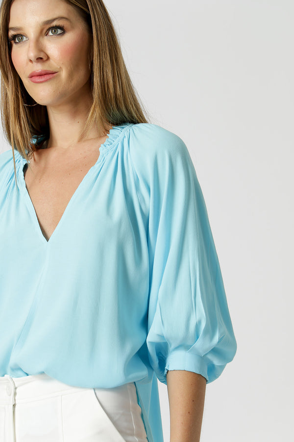 Blusa Gola Franzida