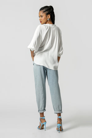 Blusa Gola Franzida