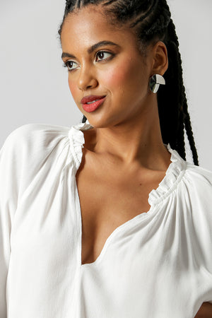 Blusa Gola Franzida