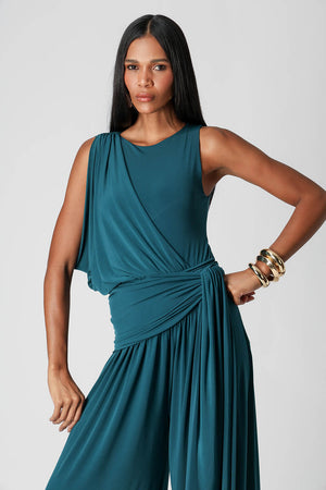 Body Com Drapeado No Ombro