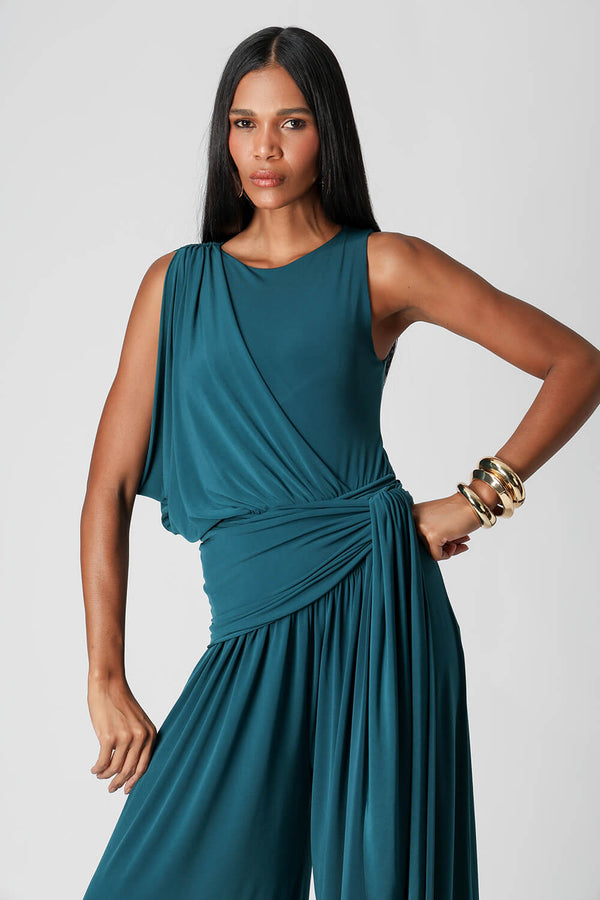 Body Com Drapeado No Ombro