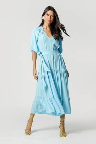 Vestido Marías con mangas abullonadas - CIANO CL