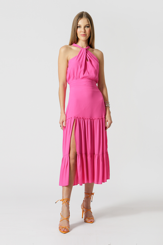 Blusa corta con escote cruzado - ROSA 1