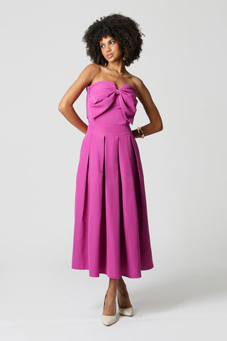 Blusa Max Bow - FUCSIA