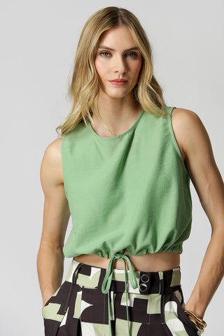 Blusa con lazo en el bajo - GARRAFA CL