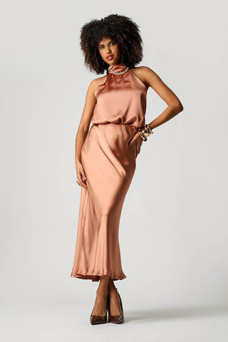 Blusa Gola Alta Com Corrente - TELHA CL